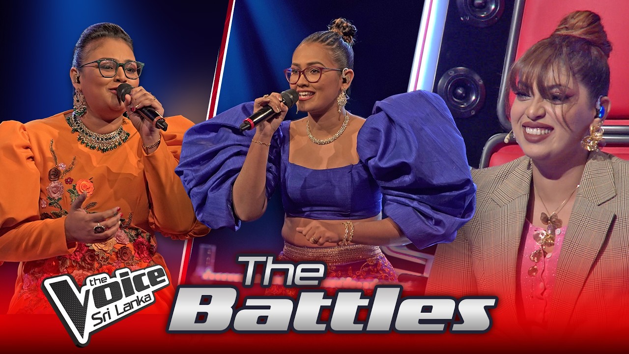Nishaya & Hasinika | Lathin Kankariya (ලතින් කංකාරිය)  | The Battles | The Voice Sri Lanka
