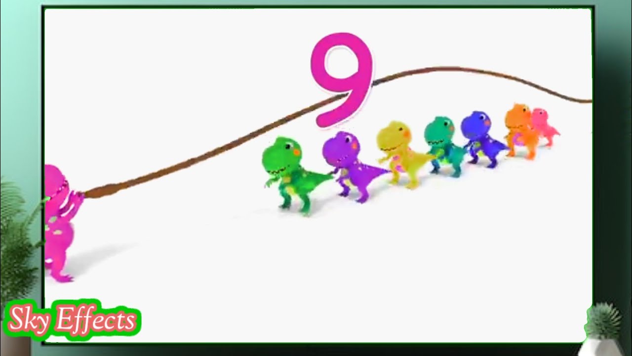 TEN T-REXES JUMPING IN THE ROPE, JUMPING ROPE/EFFECTS COMPILATION SPONSORED BY GAMAVISION 