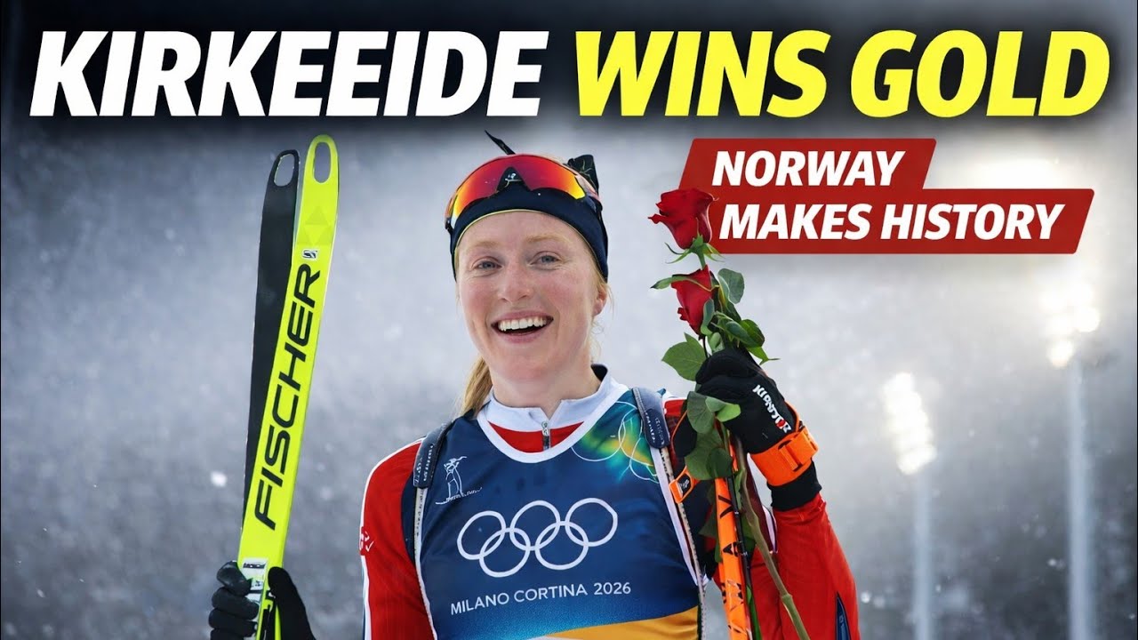 Maren Kirkeeide WINS GOLD 🥇 | Thriller in Women&rsquo;s Biathlon Sprint!