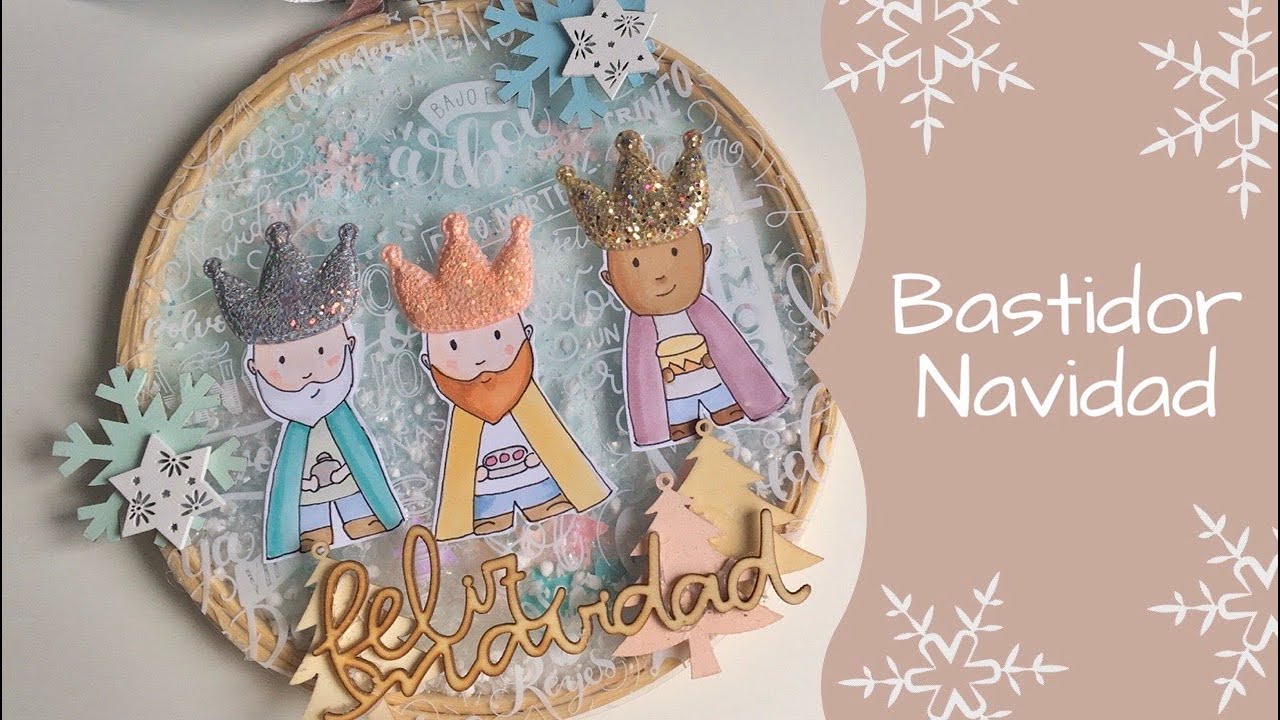 Tutorial muy fácil. Adorno Navideño: Bastidor shaker 