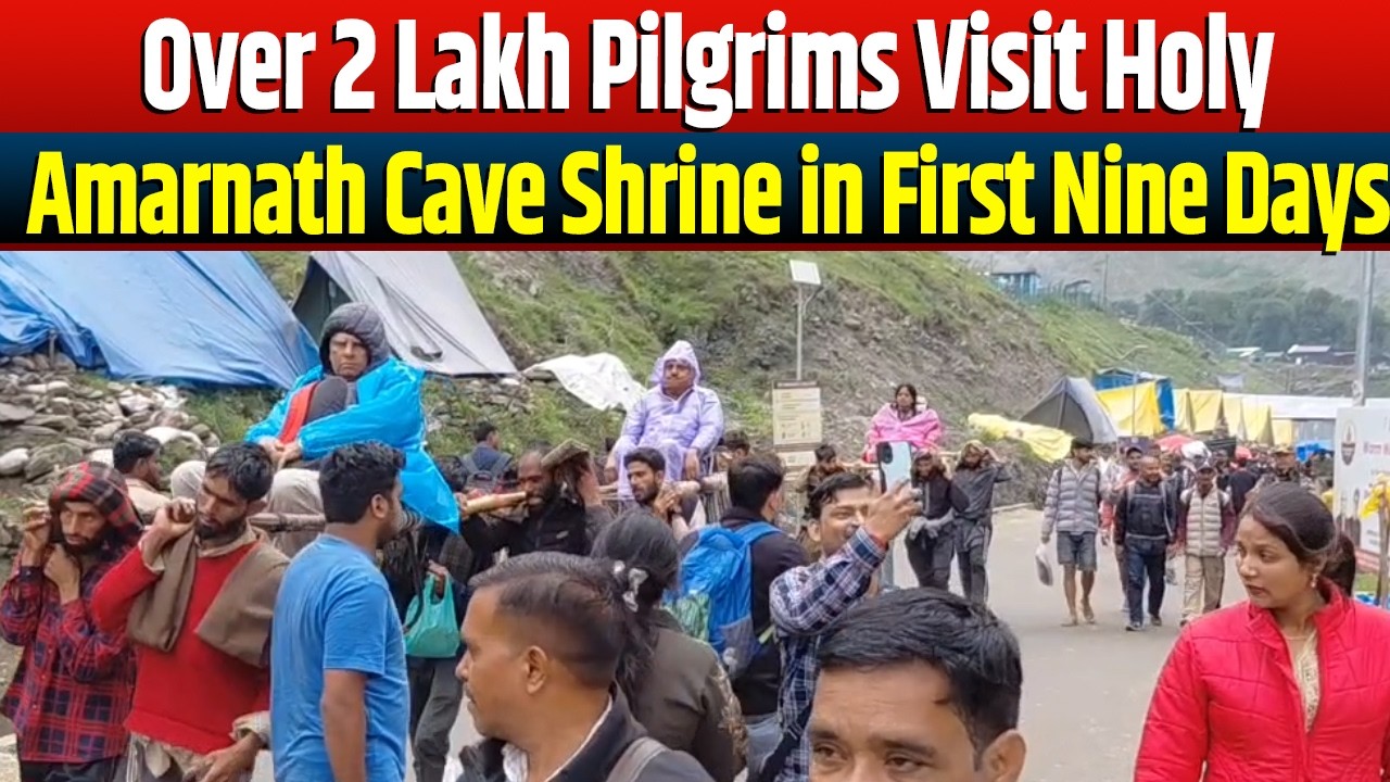 More Than 2 Lakh Devotees Pay Obeisance at Baba Barfani Shrine in 9 Days