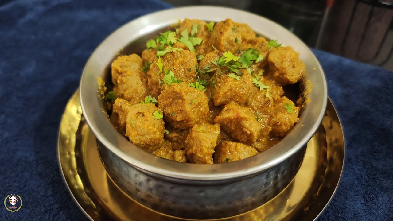 सोयाबीन मसाला भाजी अशी बनवा की सगळे बोटं चाटतील 😋 | Perfect Soya Chunks Curry. #soyabean #recipe 