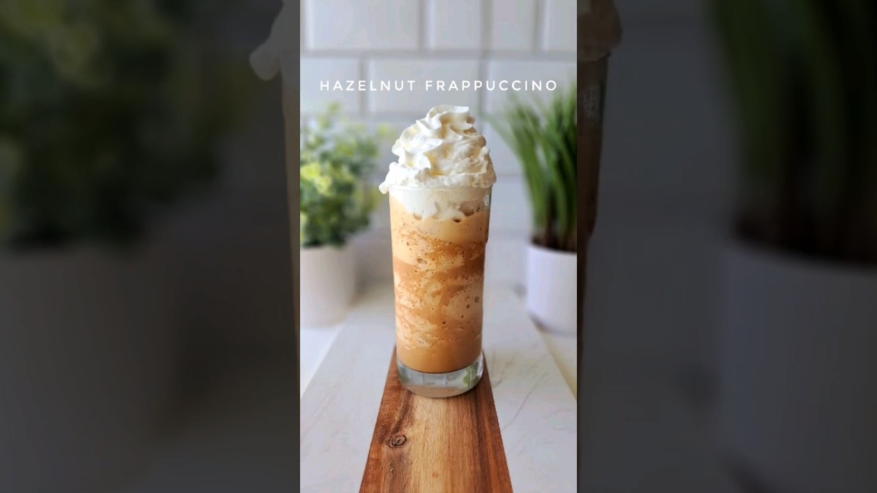 Hazelnut Frappuccino! #shorts #coffee