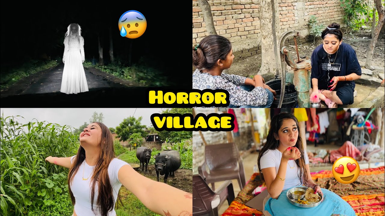 😜Aaj to Bahar Open me hi Nahana Pada Galti se 😱Most Horror Village Road pe chali gai Bindass Kavya