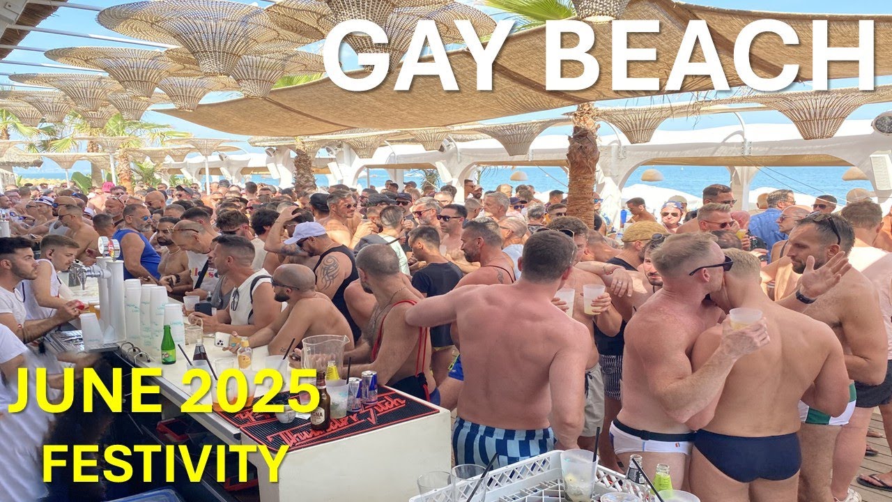 TORREMOLINOS GAY PRIDE BEACH MALAGA SPAIN SUMMER 2025