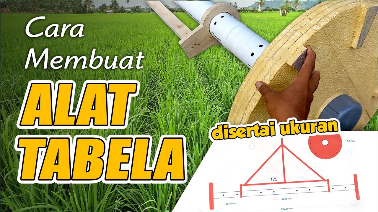 Sangat Mudah - Cara Membuat Alat Tanam Padi TABELA