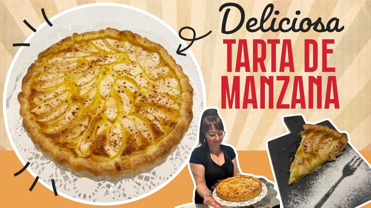 LA MEJOR TARTA DE MANZANA QUE PROBARÁS *FÁCIL & RÁPIDO*