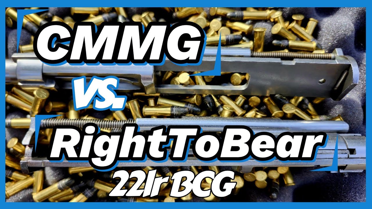 CMMG vs. RightToBear Arms 22lr bolt BCG - conversion dedicated disassembly RTB