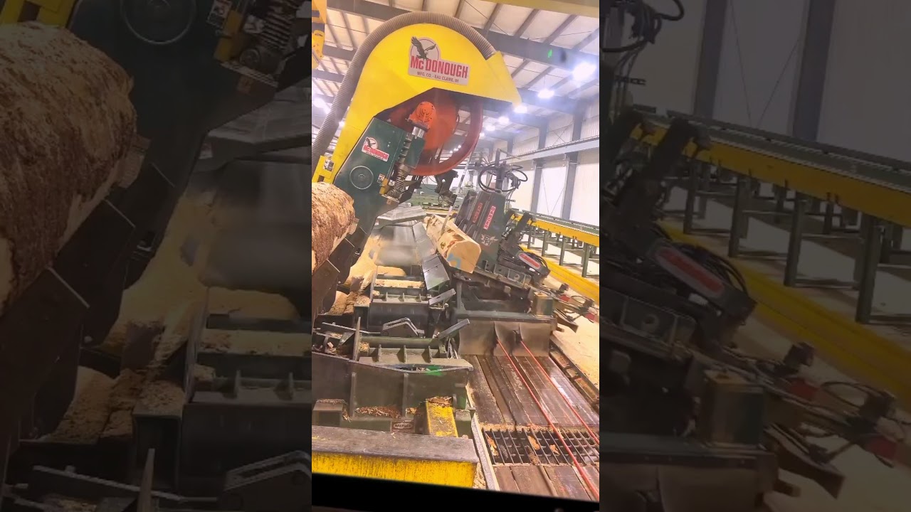Double Blades Sawmill #sawmill