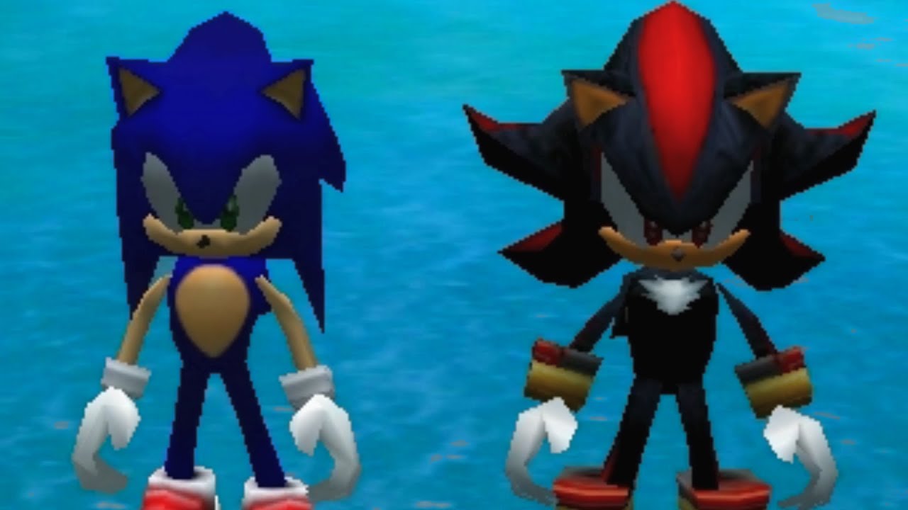 obligue a mi amigo jugar SONIC ADVENTURE 2 por primera vez