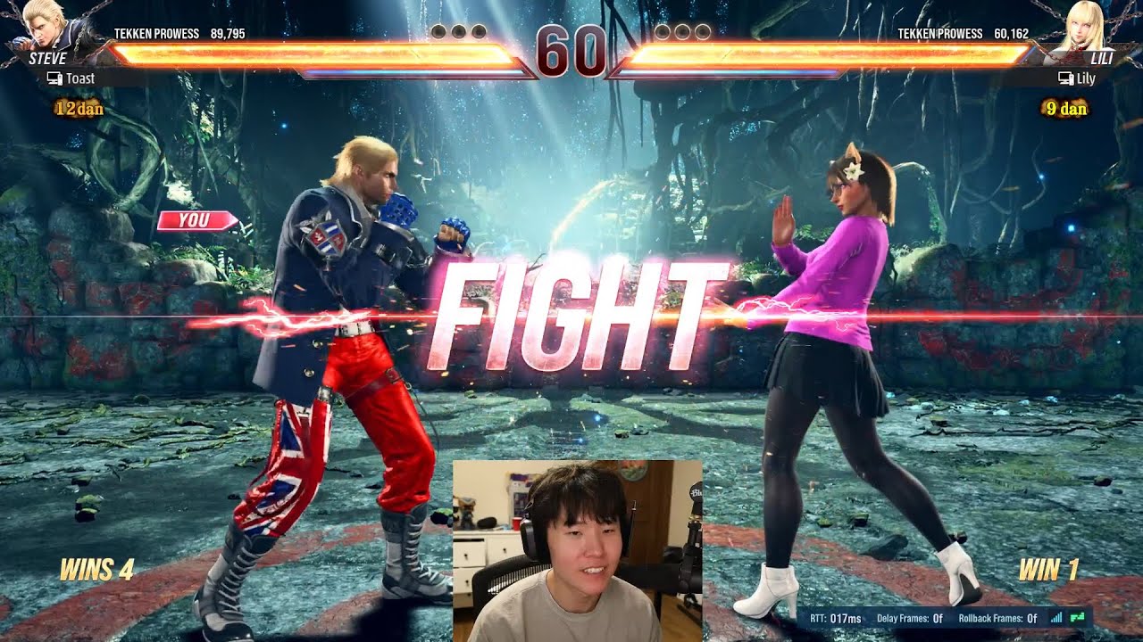 DisguisedToast | 2024-02-21 | mastering Tekken to beat scarra's butt raw and red and juicy