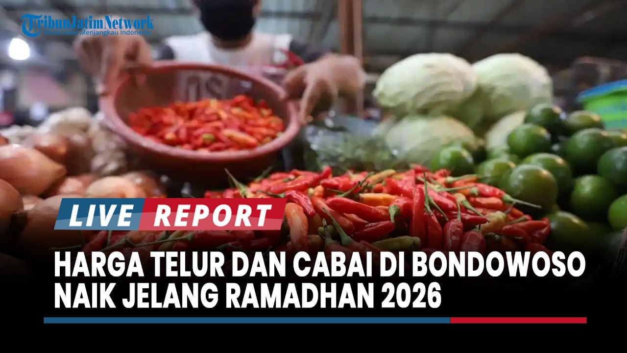 Jelang Ramadan 2026, Harga Telur dan Cabai Alami Kenaikan di Bondowoso