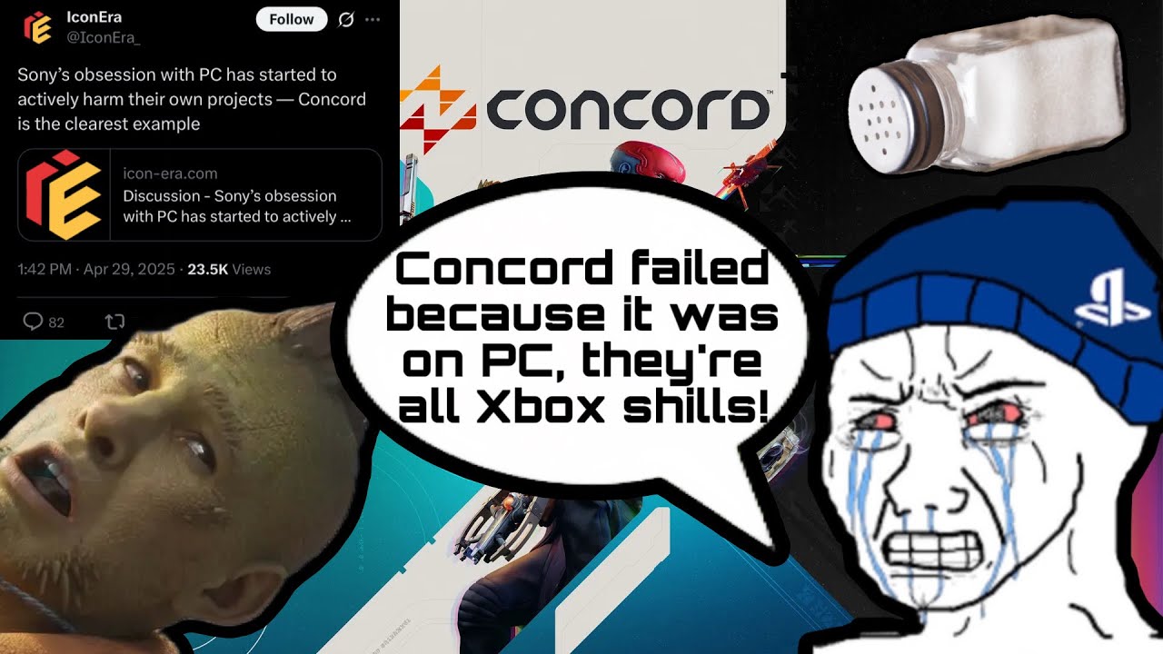 Фанаты PlayStation обвиняют ПК в провале Concord?!