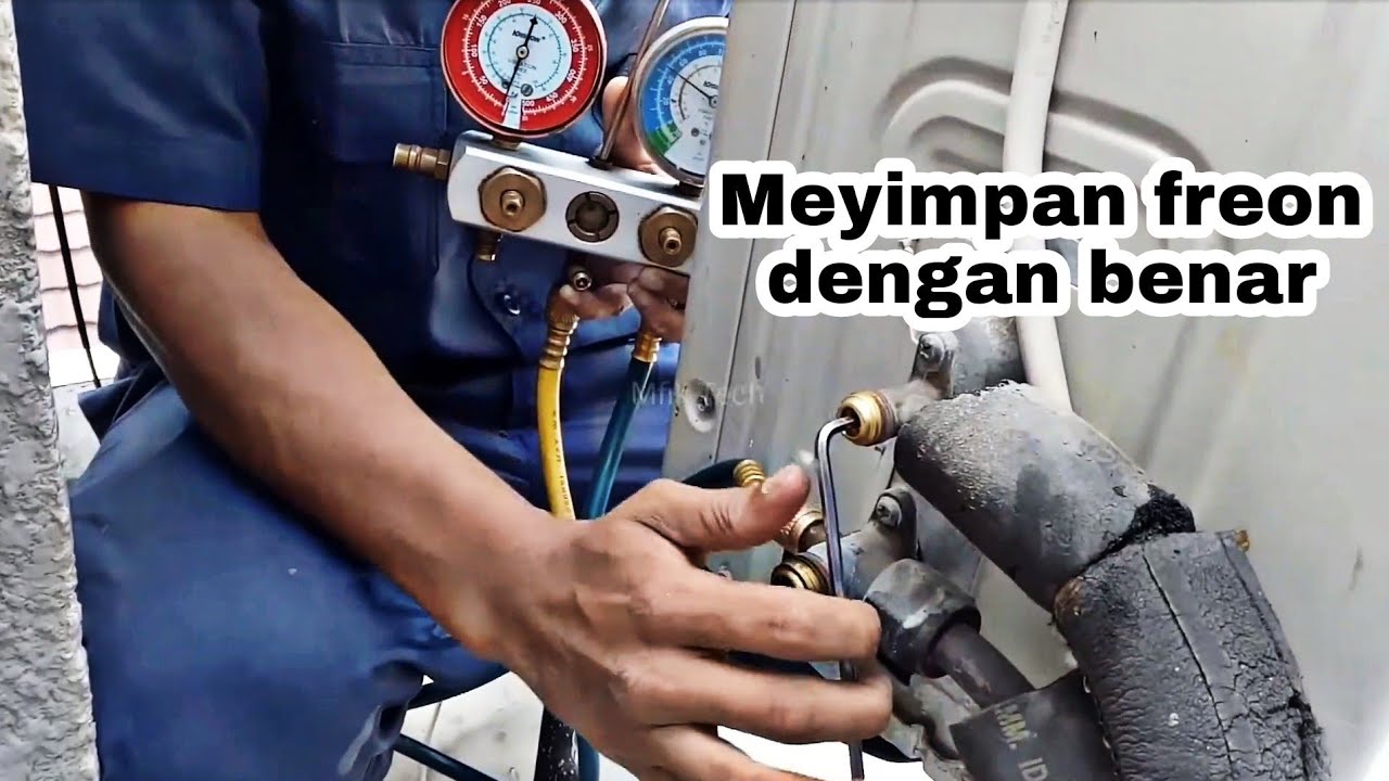 Cara menyimpan freon ac atau cara pump down ac