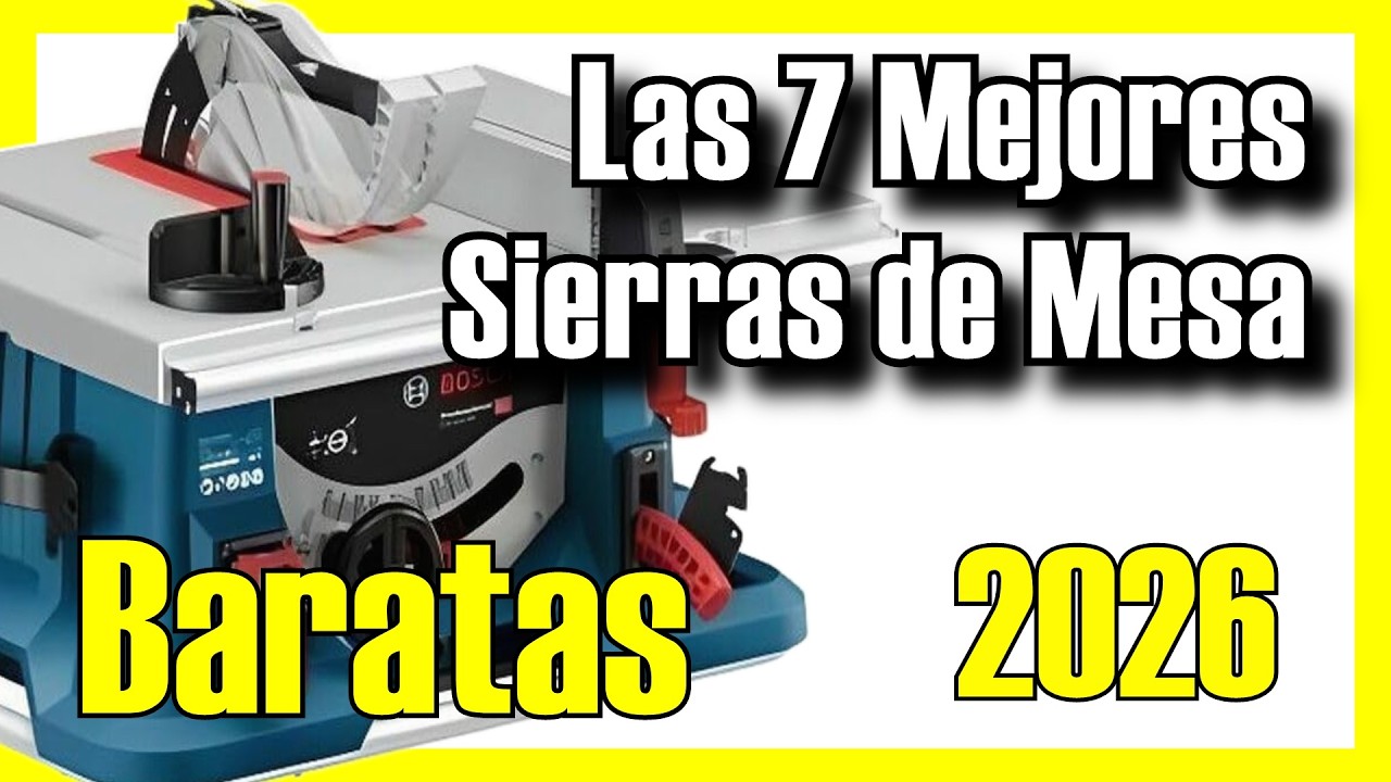 🪚🔥 7 MEJORES Sierras de Mesa BUENAS y BARATAS de Amazon [2026]✅[Calidad/Precio] Circular / Madera
