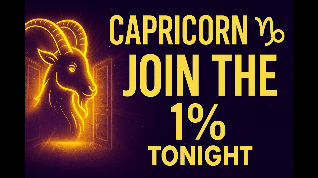 CAPRICORN ♑✨ THE 1% ELITE HAVE BEEN WAITING — TONIGHT, YOU JOIN THEM 💎🌌