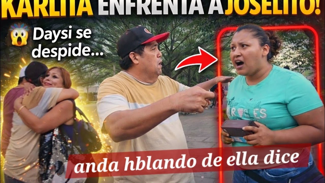 🛑 No irá  a dejarlo al aeropuerto si le sale la visa dijo karlita,,,😎 ya lo despiden 😎