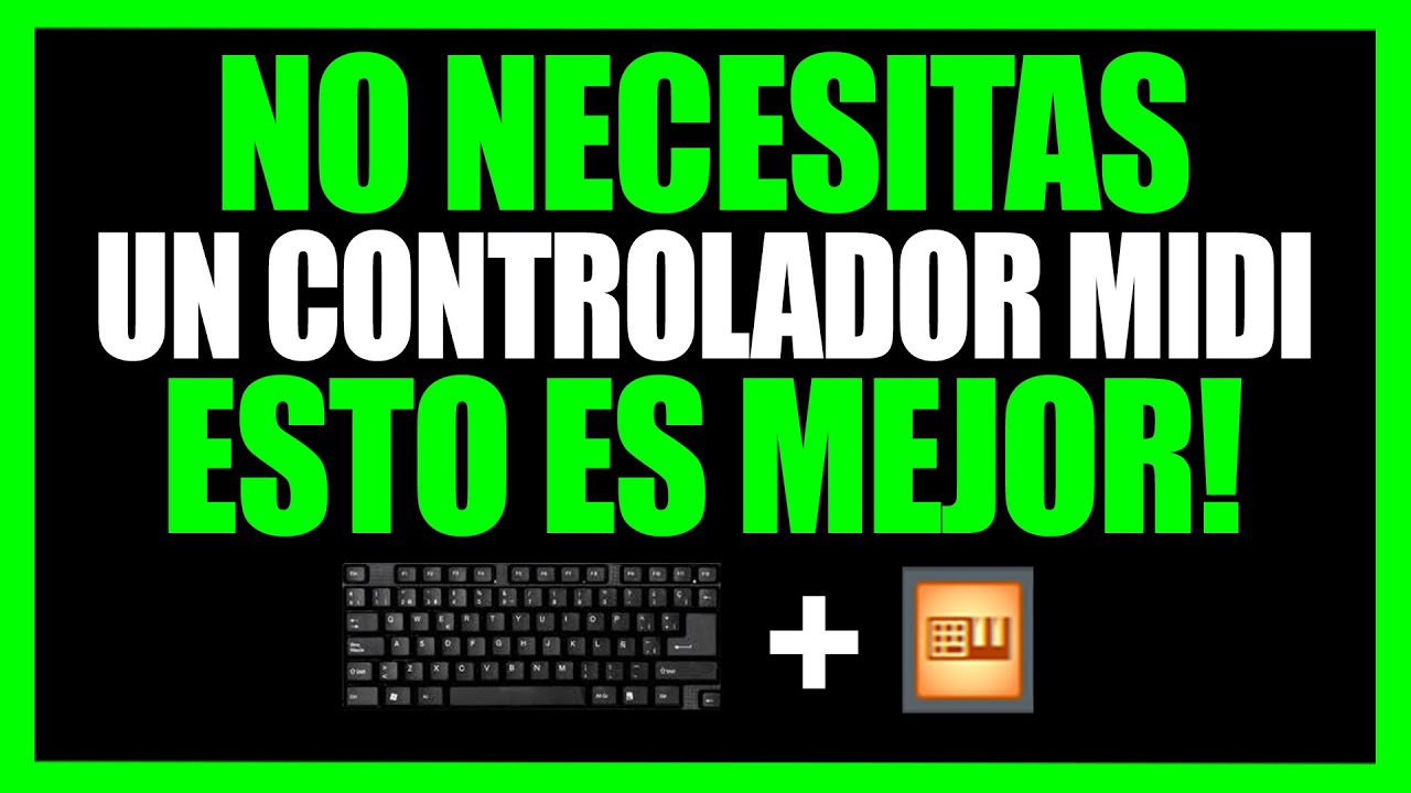 DILE ADIÓS al Controlador MIDI 👉 Usa el Teclado de tu Computadora + FL Studio y Esta Herramienta 🔥