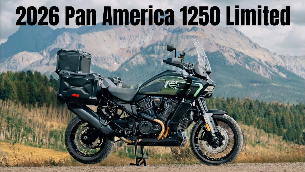 New 2026 Harley-Davidson Pan America 1250 Limited officially revealed!