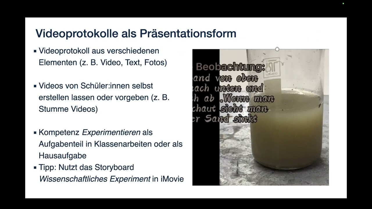 Experimente kreativ auswerten | Digitale Bildungswochen 2025