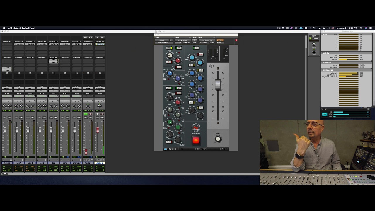 Pro Tools HDX, UAD Saterllite Thunderbolt 3