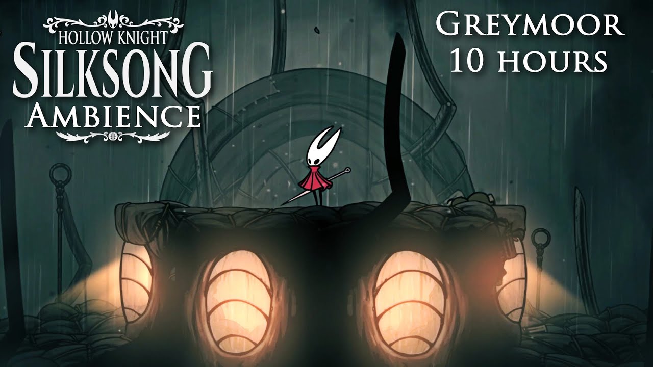 Hollow Knight: Silksong Ambience Greymoor With Rain | 10 Hours