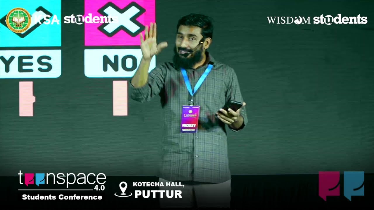 Amjad Madani ||Teenspace Student Conference 📍 KOTECHA HALL,PUTTUR #teenspace #speech