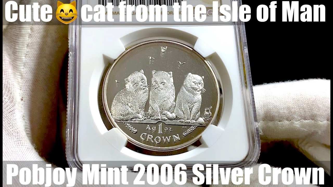 Exotic cats from Isle of Man ... Pobjoy Mint Cat Series NGC-Graded 2006