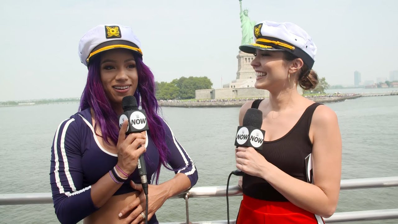 Sasha Banks live SummerSlam interview: WWE Now
