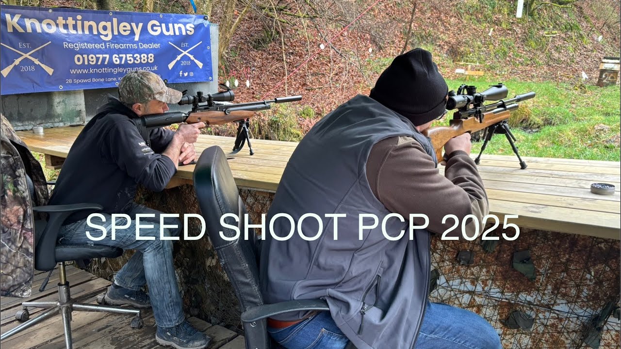 Speed shoot PCP category. Rifle shooting competition