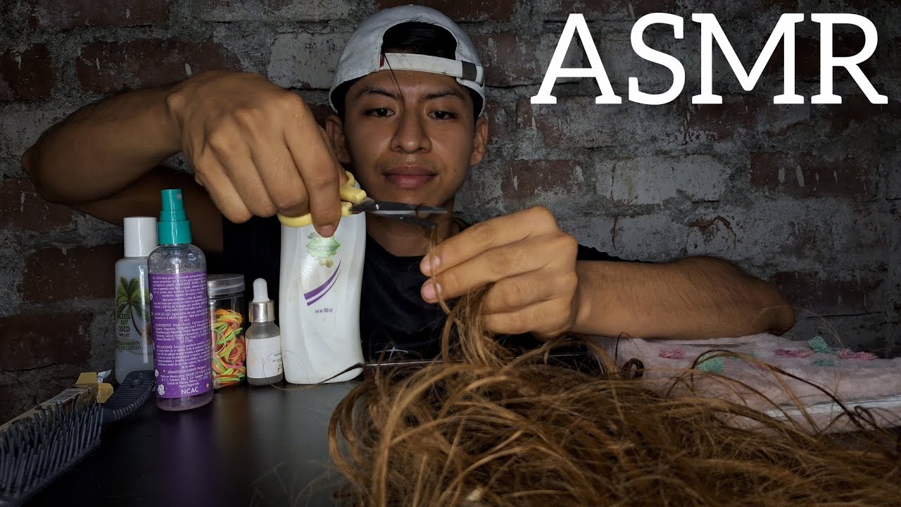 ASMR: Tu hermano te corta el pelo con cuidado y te da una rutina para cuidarlo 💆‍♀️💖
