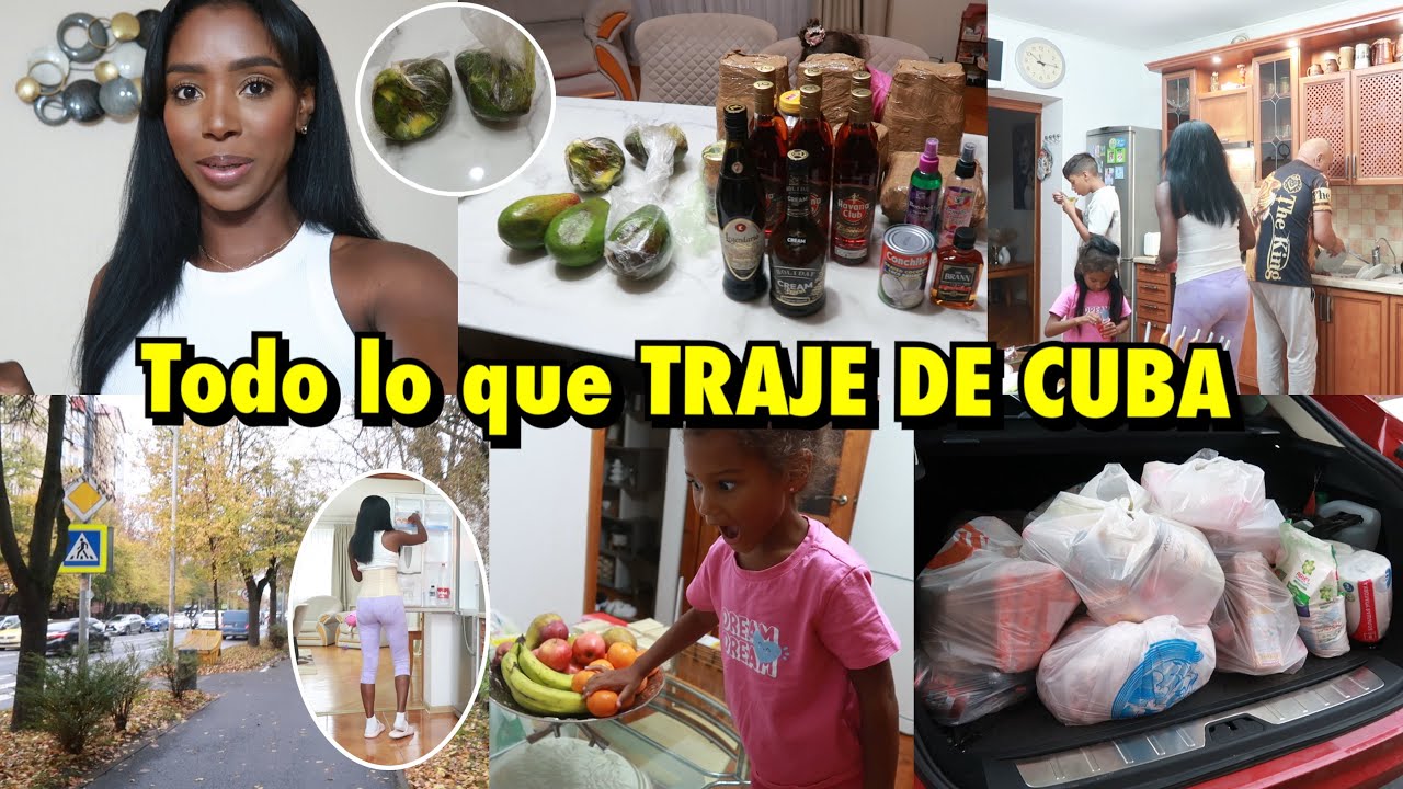 TODO LO QUE TRAJE DE CUBA🇨🇺 SE ROMPIÓ LA LAVADORA😢 LÁMPARA NUEVA💡FELIZ ESTAR EN CASA |23,24 Oct 2025