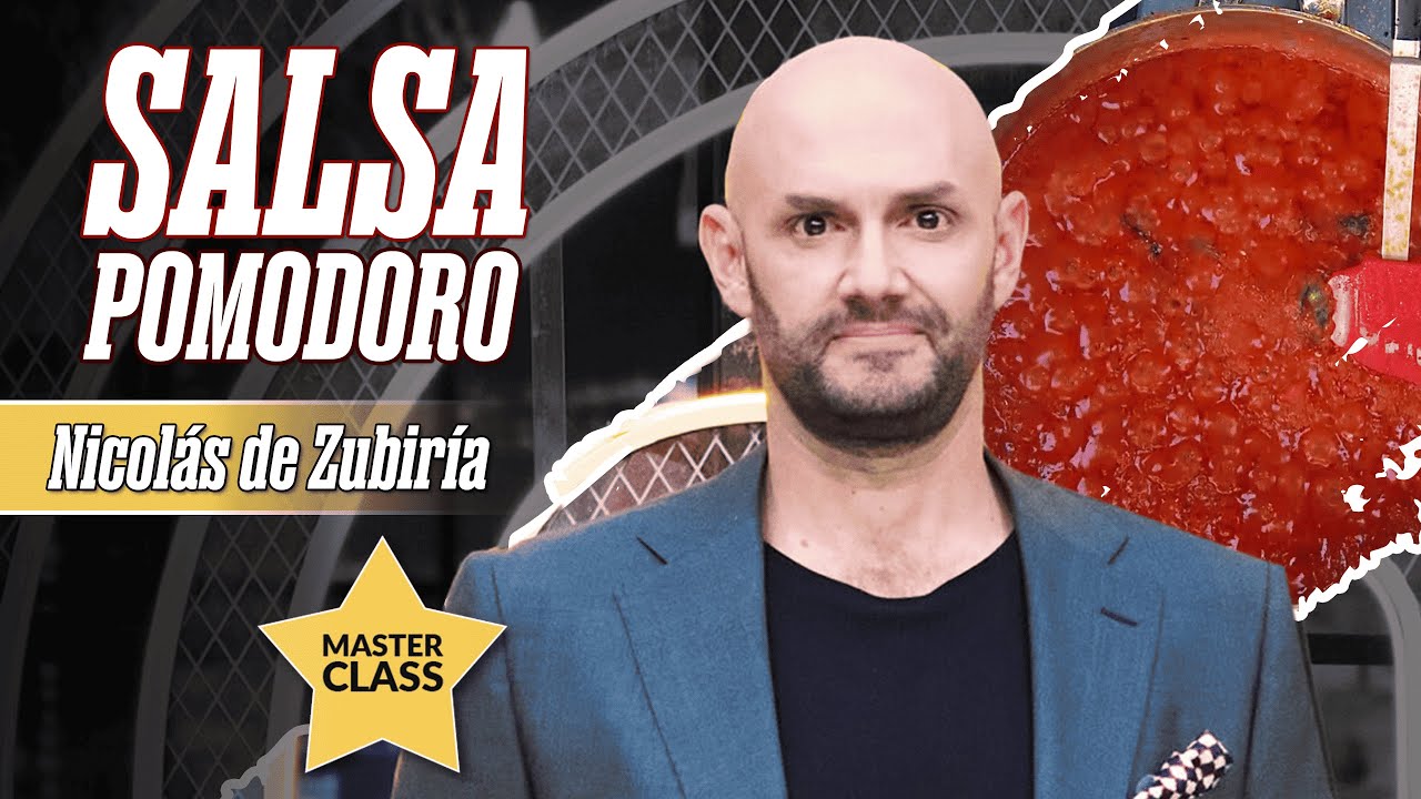 Cocina una exquisita salsa pomodoro con el chef Nicolás de Zubiría | MasterChef Celebrity