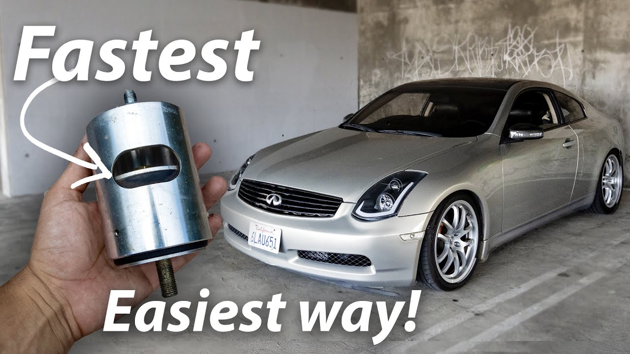ЛУЧШИЙ СПОСОБ установки опор двигателя на ВАШ G35 / 350z!!