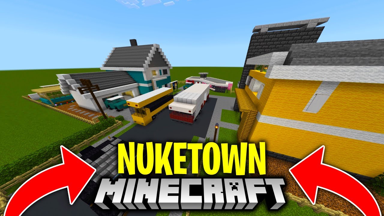 How to Create NUKETOWN on Minecraft!