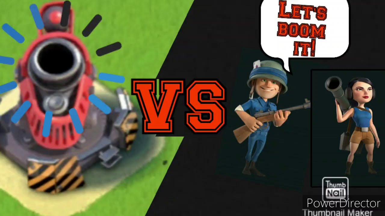 BOOMBEACH HAMMER MAN LVL 25 HOW TO DESTROY (HQ7)