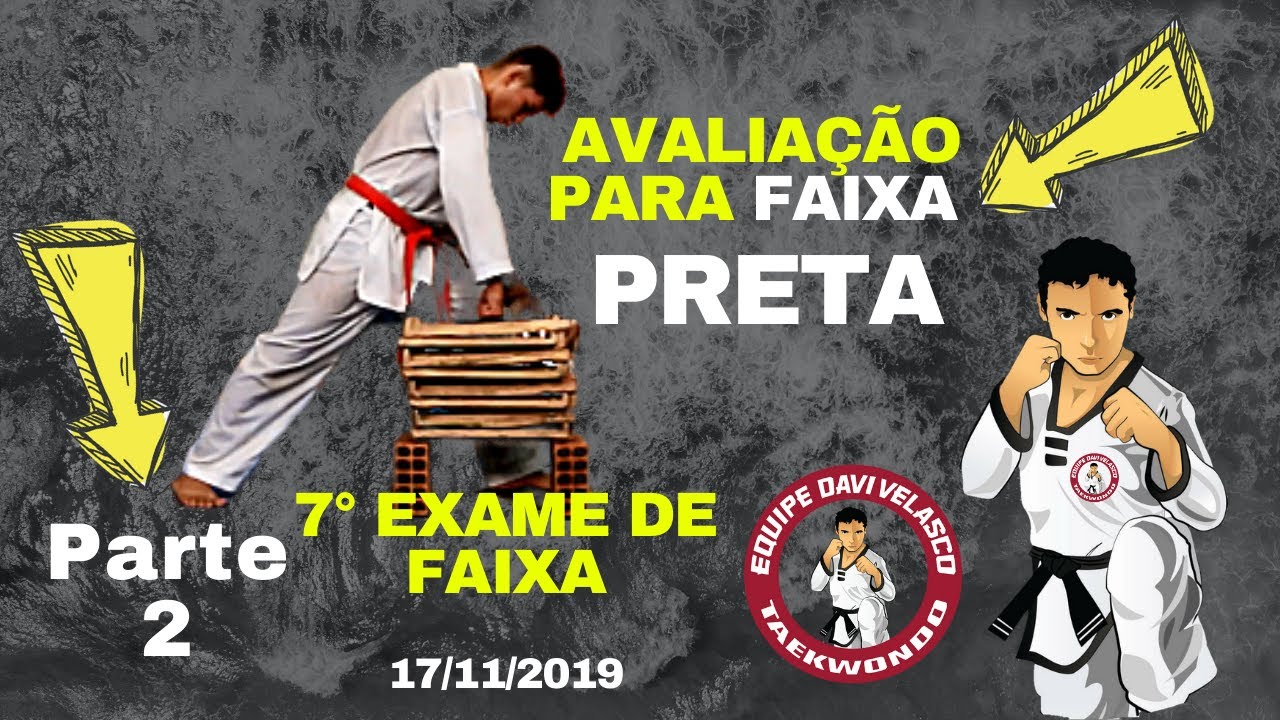 Exame para faixa Preta 1° Dan (7° Exame de Faixa Equipe Davi Velasco parte 2) 17-11-19