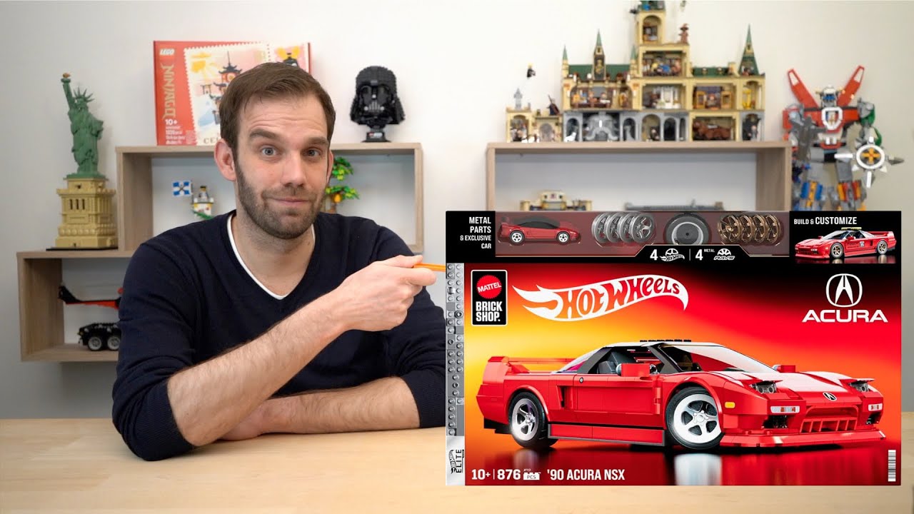 Bauen mit Spezi: Mattel Brick Shop Acura / Honda NSX JFT17 MBS