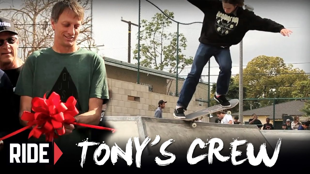 Tony Hawk and Friends at the Grand Opening of Ernest McBride Skatepark - Tony's Crew