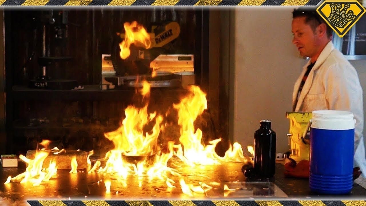 Will Frozen Gasoline Burn? Can We Use Liquid Nitrogen To Freeze Gasoline Then Ignite It?