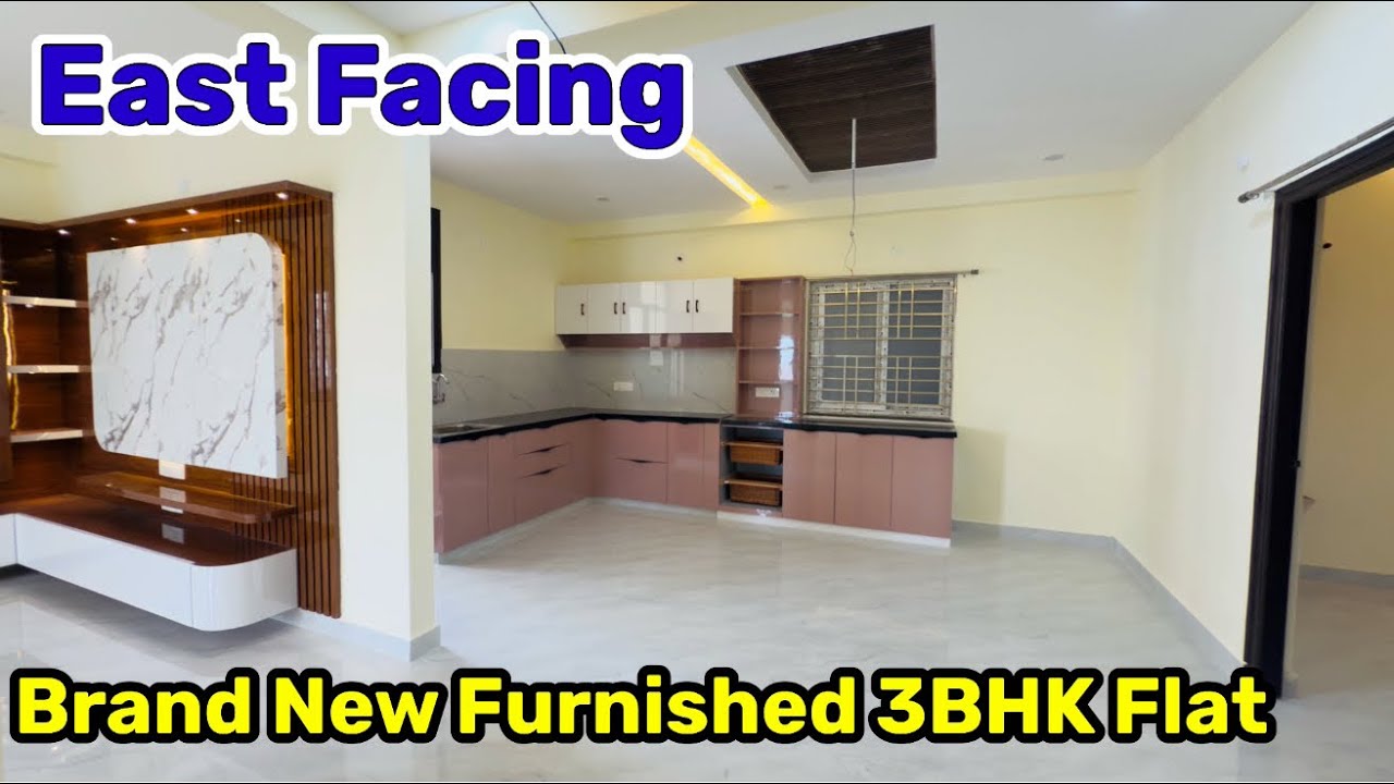 East Facing Furnished 3BHK Flats For Sale in Hyderabad || 3BHK Flats in Bachupally