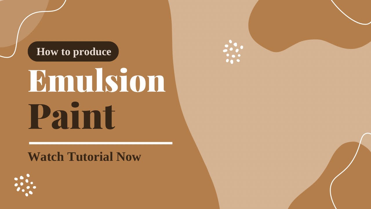 HOW TO PRODUCE EMULSION PAINT |Off White color|