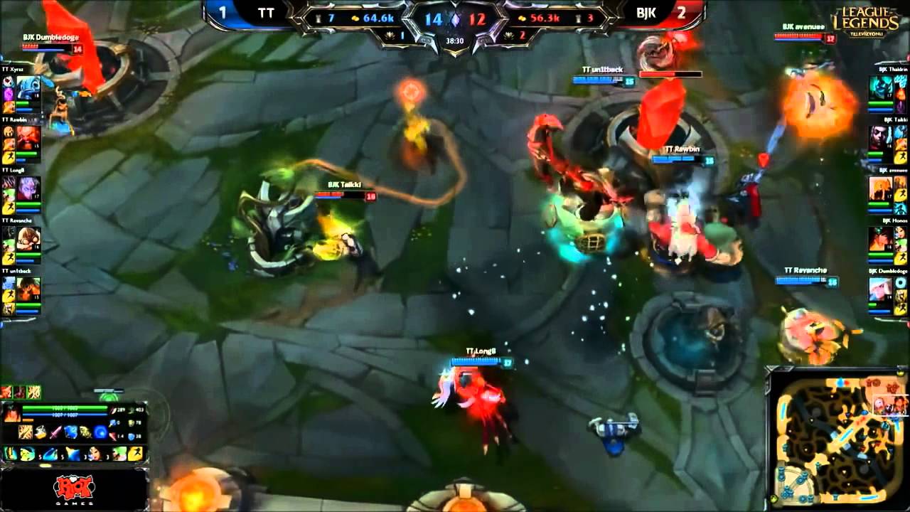 TT Xyraz Fizz VS BJK Thaldrin Hecarim Özet 4  Maç   2015 TBF Yarı Final