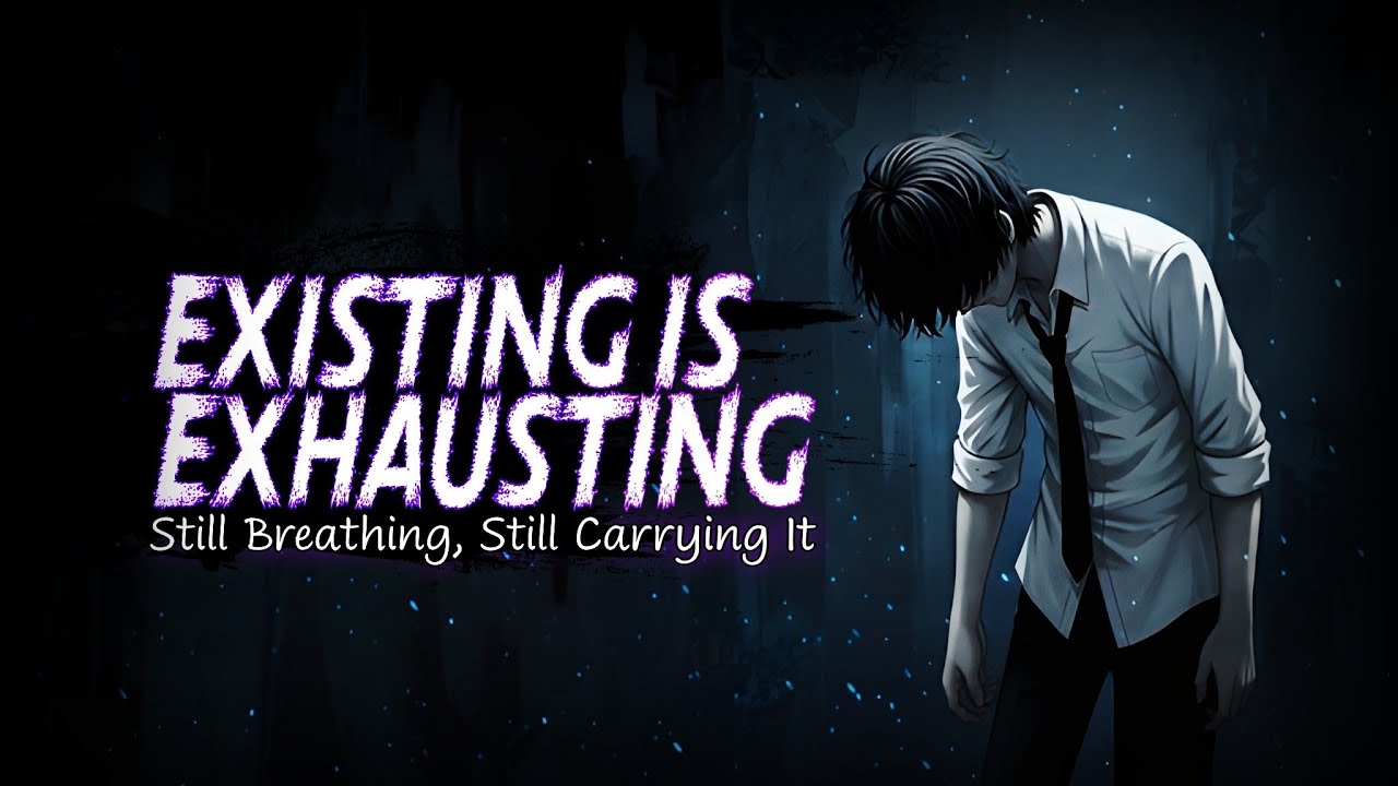 Existing Is Exhausting &ndash; Still Breathing, Still Carrying It || by Relatone (Official Lyrics Video)