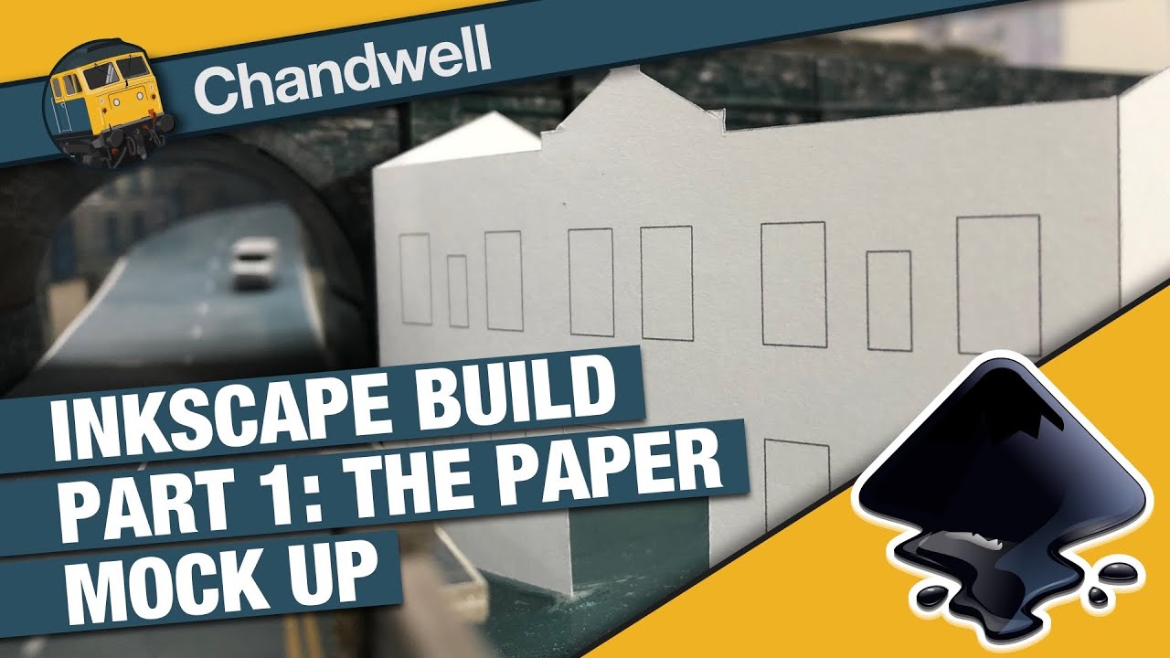 Промышленная модель Scratch Build 1 — Бумажный макет — Scratch Building with Inkscape