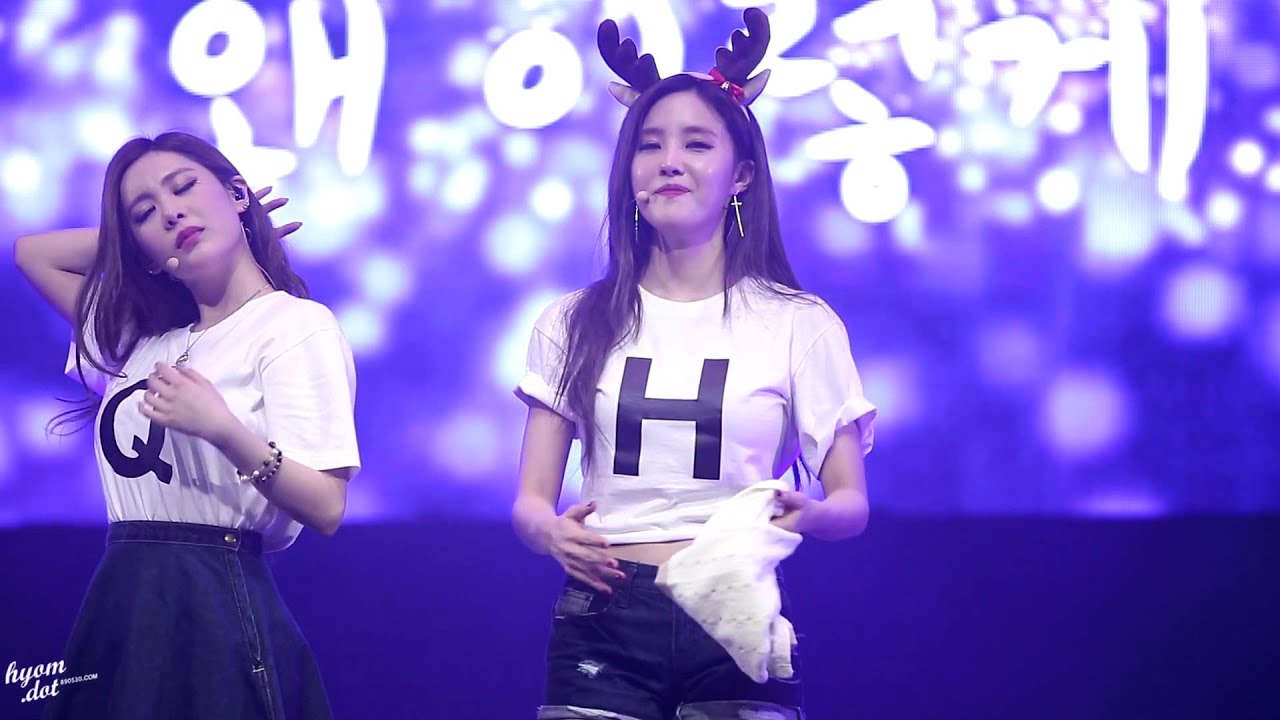141225 티아라 한국콘서트 7PM 이벤트 효민 직캠