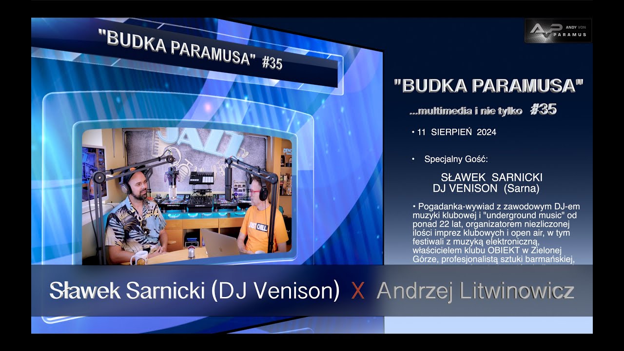 Budka Paramusa #35 - Blackbeard aka DJ Venison Sławek Sarnicki & Andy Von Paramus