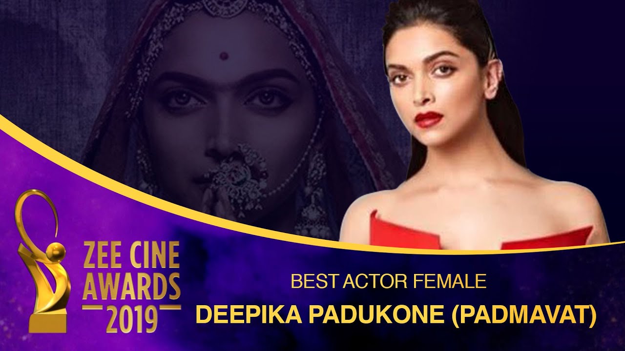 Best Actor Female Award Deepika Padukone | Queen Padmaavat | Zee Cine Awards 2019