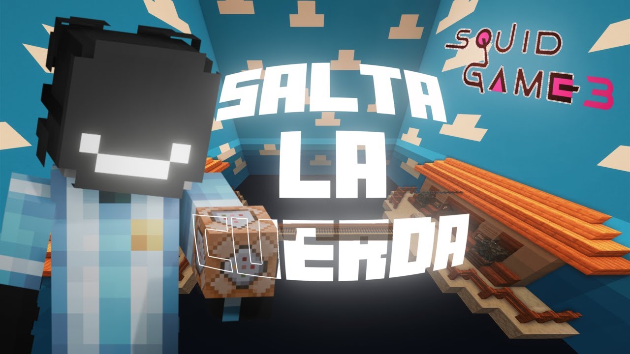 ASI recreé SALTAR LA CUERDA de SQUID GAMES 3 en MINECRAFT con COMANDOS