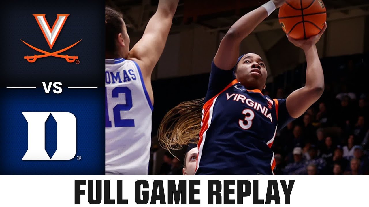 Virginia vs. Duke Full Game Replay | 2025-26 ACC Women's Basketball